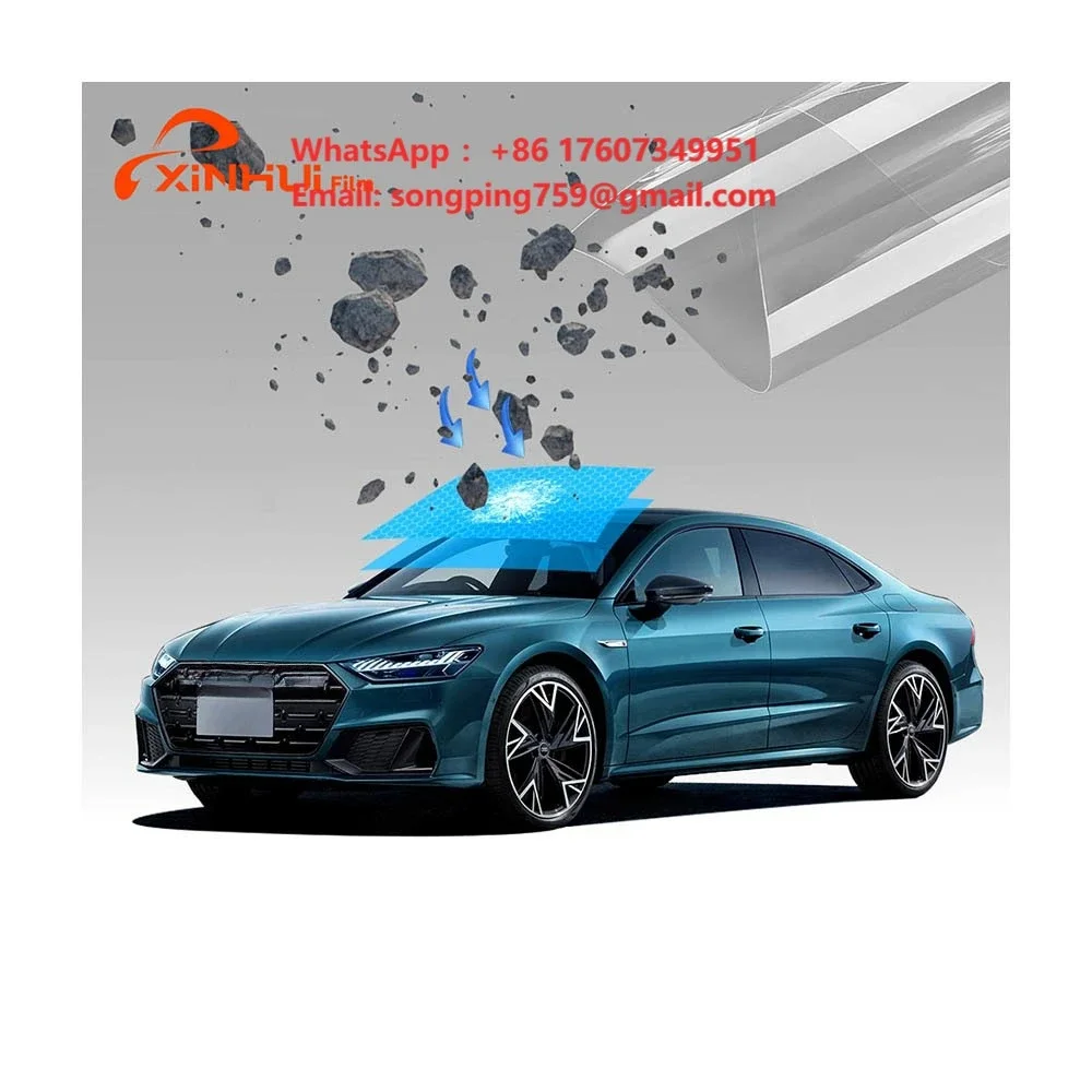 Anti Shatter Glass Film Front Windshield Protection Film Glass Armour Explosion-proof Film