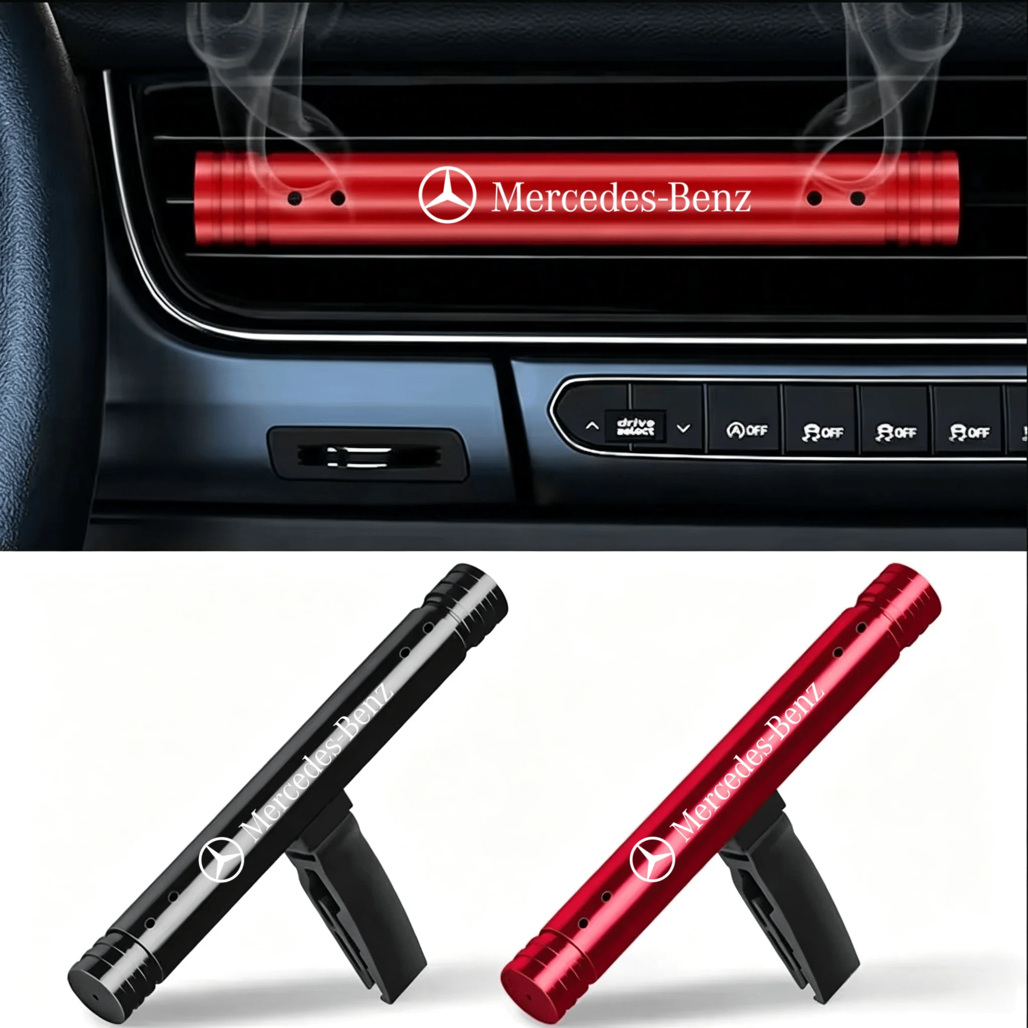 

Car Air Outlet Perfume Car Special Air Freshener For Mercedes Benz S320 W164 W203 W204 W168 C180 E320 A200 CLA CLK CLS
