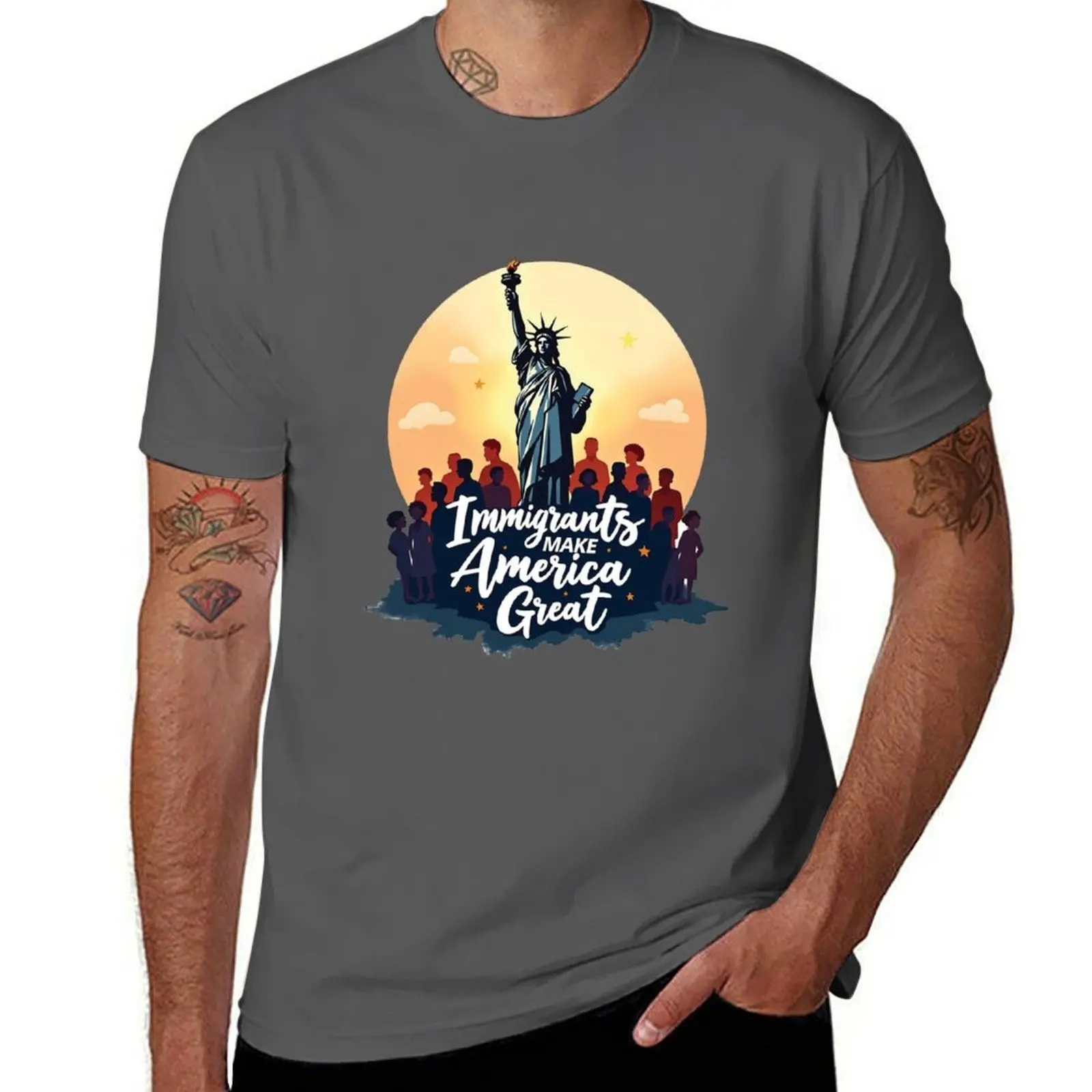 

Immigrants Make America Great Design T-Shirt man tshirt t shirt man designer T-Shirt