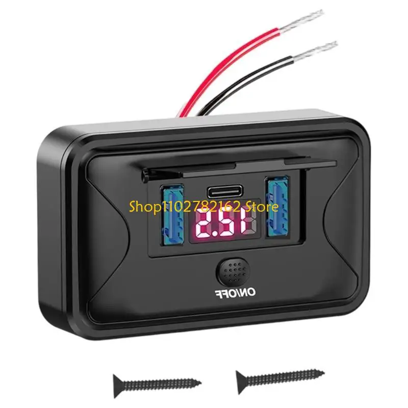 547B Double Purpose Car Adapter High Speed Charging with Waterproof Space Saving Vehicle Charging