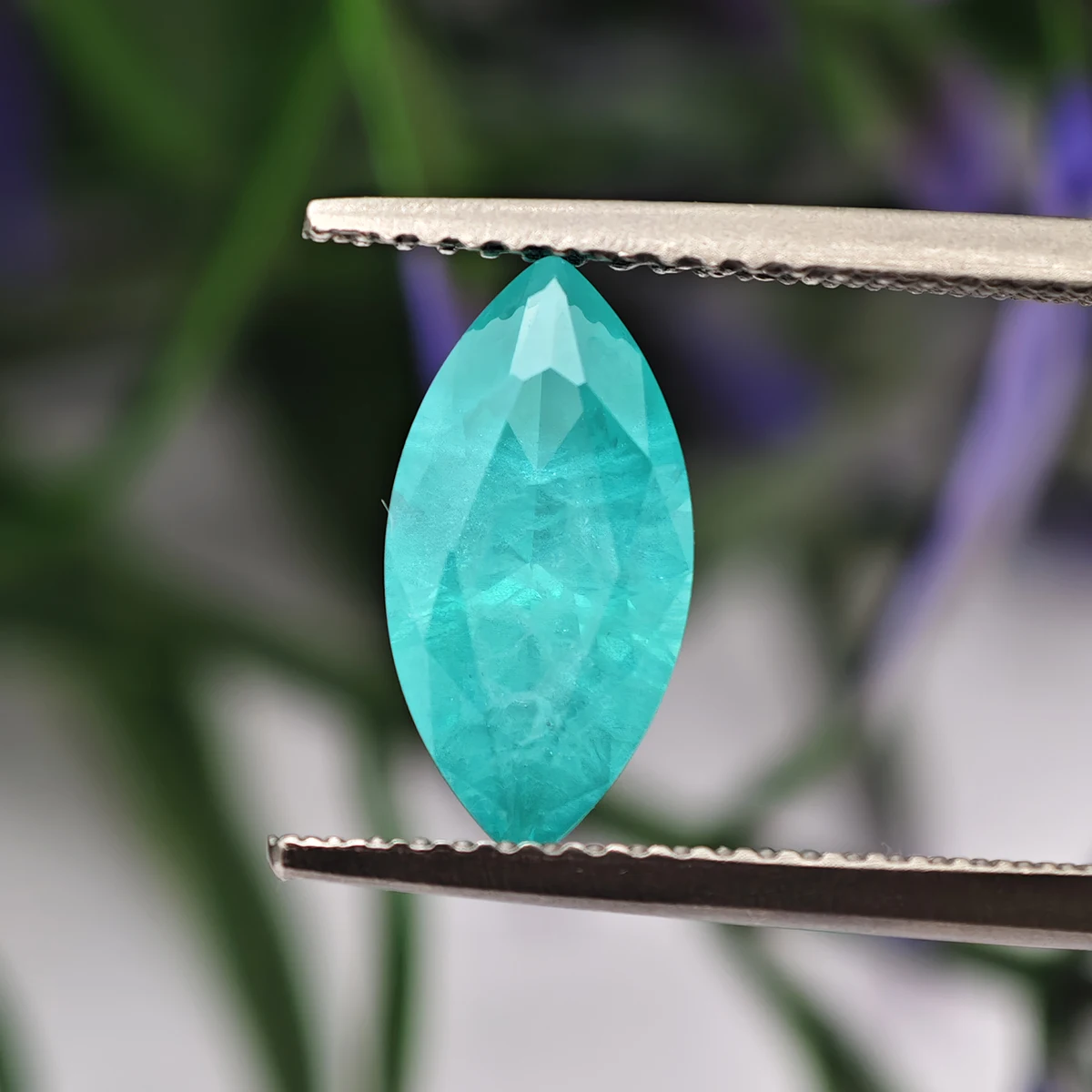 Top Paraiba Crushed Ice Cotton Special Style Marquise Cut Yttrium Aluminium Garnet YAG Loose Gemstones With AGL Certificate 5