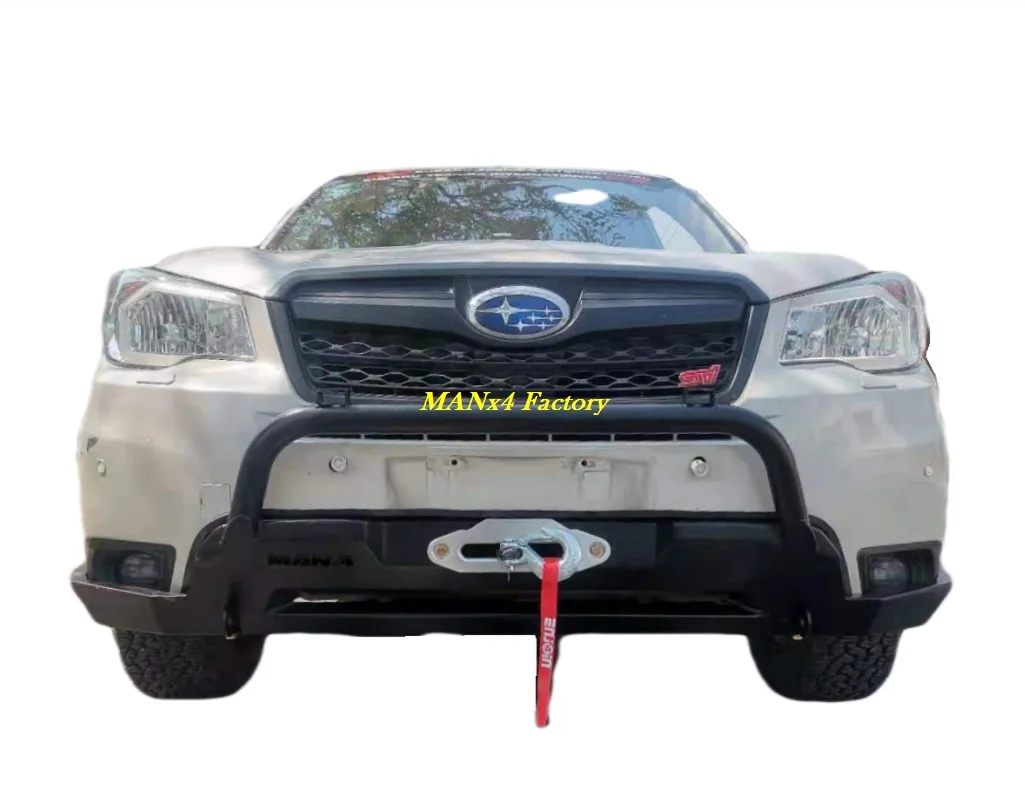 

TOP MANx4 Steel Bull Bar Front Bumper Nudge Bar for Subaru Forester