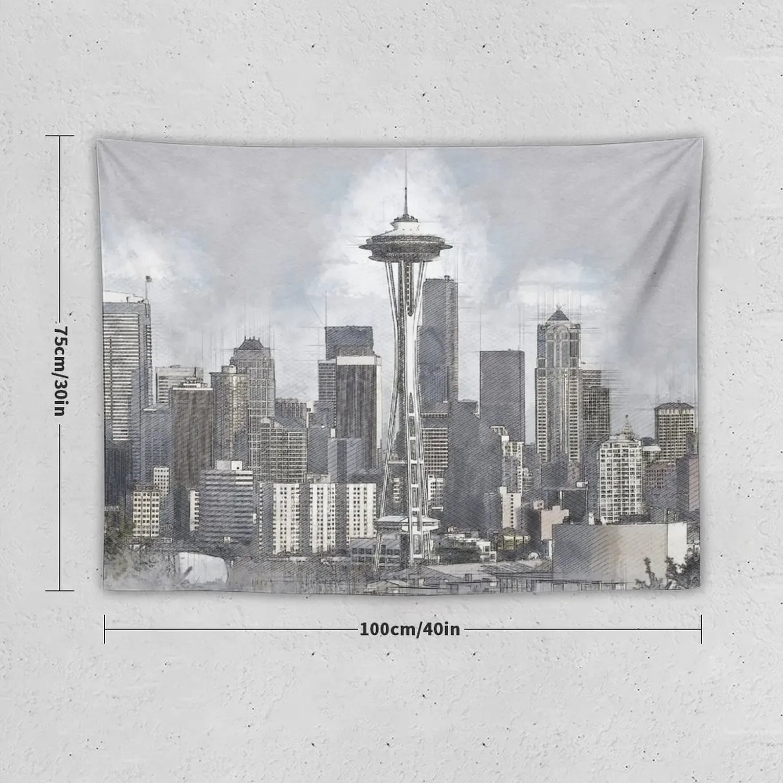 Seattle Tapestry Things To Decorate The Room Room Decorations Aesthetic Tapestry