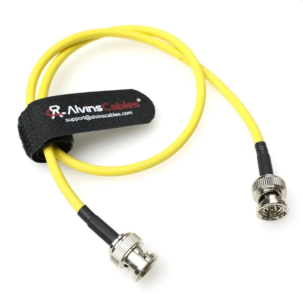 

Alvin's Cables 12G SDI Flexible Coaxial Cable BNC Male to Male for RED Komodo| Atomos Monitor 75 Ohm Shielded Cable for 4K Video