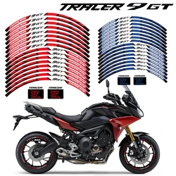 For YAMAHA TRACER 900 GT TRACER900 TRACER 9 GT 17'' Reflective Motorcycle Accessories Wheel Stickers Hub Decals Rim Stripe Tape
