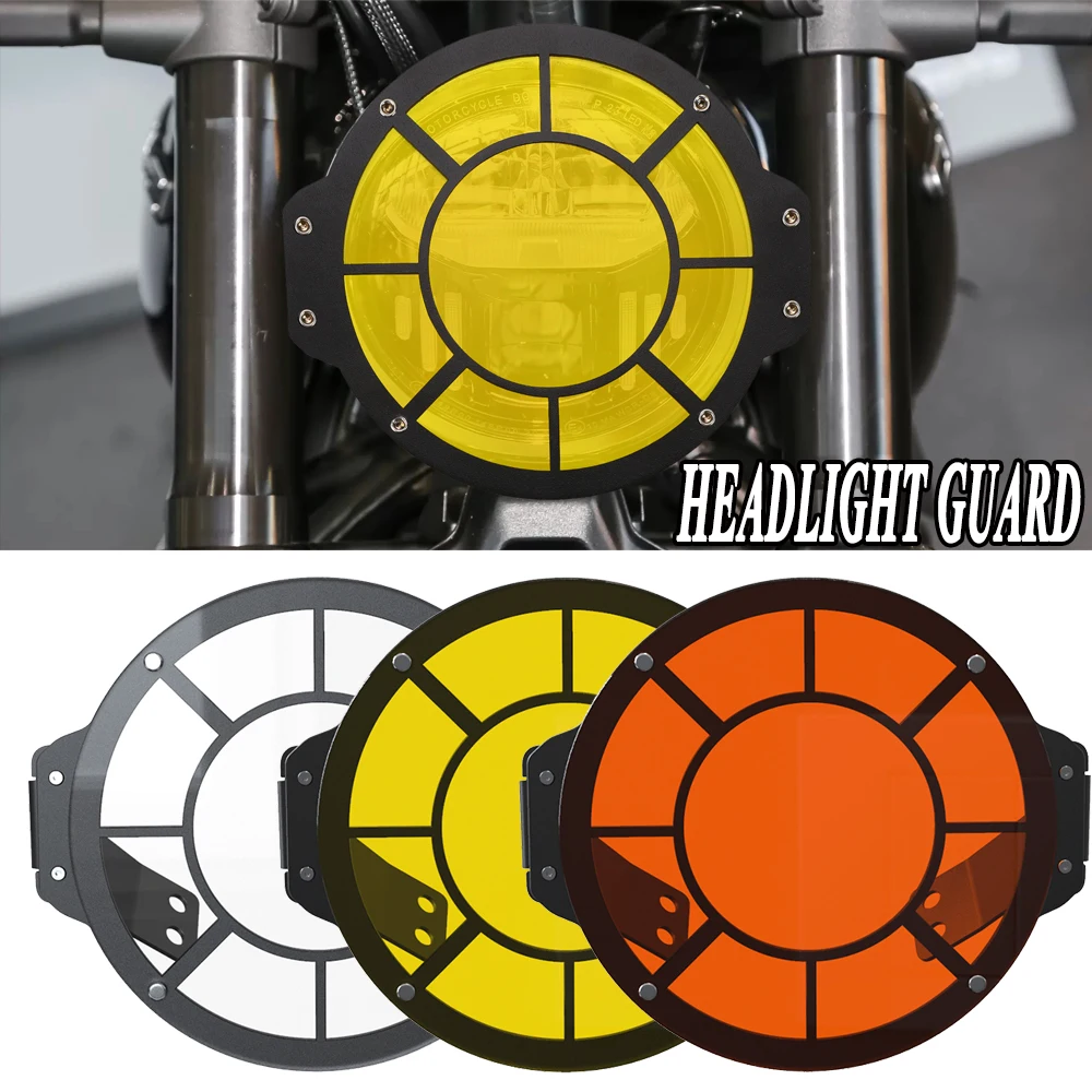 

FOR CFMOTO CLC 450 Bobber 450CLC Motobike 2023 2024 2025 450 CL-C Accessories Front Headlight Grille Guard Lense Cover Protector