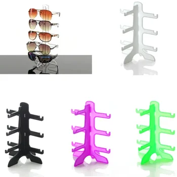 2022ใหม่3ชั้นโปร่งใสแว่นตากันแดดแร็คผู้ถือแว่นตาขาตั้งผู้ถือแว่นตาชั้นวางของ Home Organizer