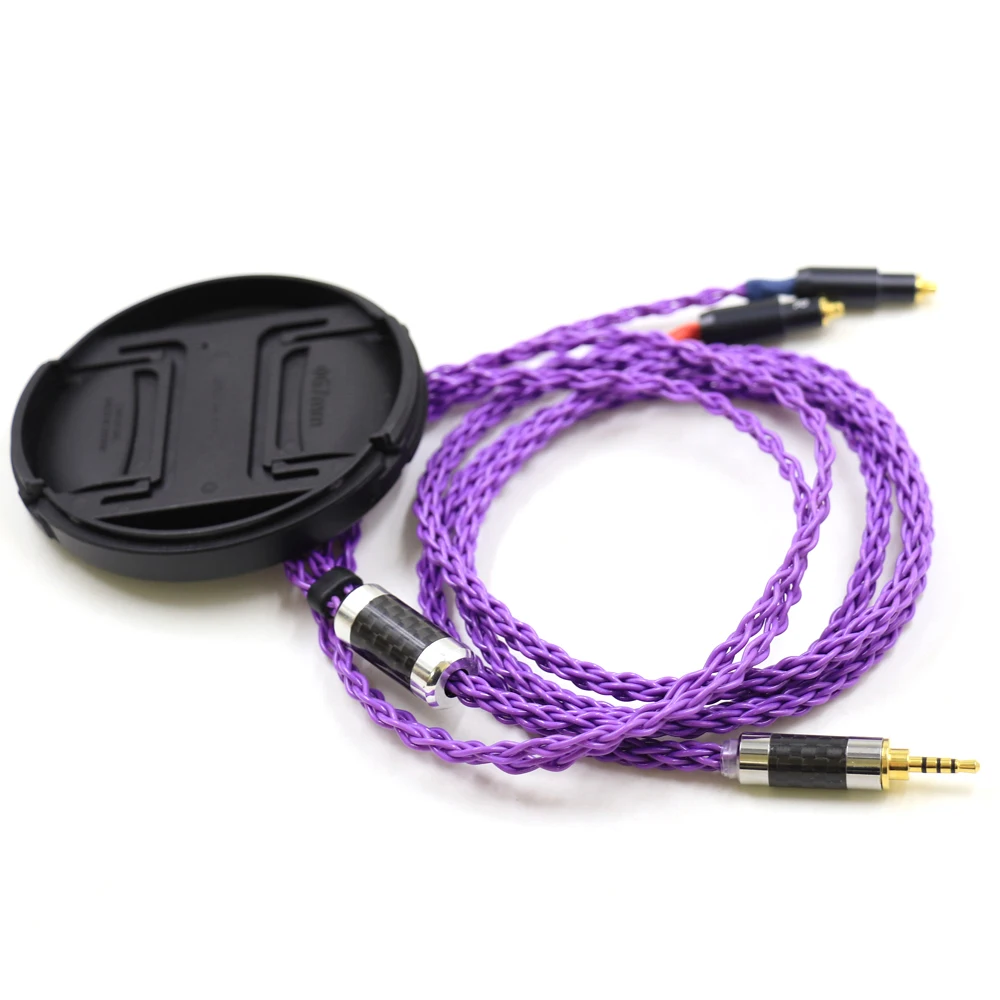 Haldane RolandPurple OCC Single Crystal Silver for SRH1440 SRH1540 SRH1840 Earphones Headphone Cables Cord