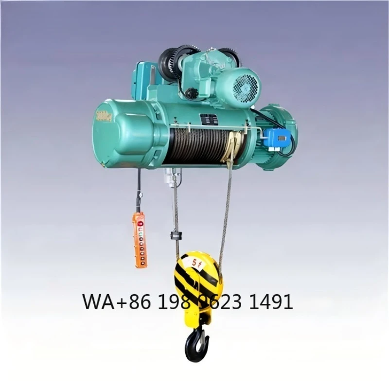 CD MD 20t Wire Rope Electric Hoist Dual Speed Lifting Motor Industrial Crane Warehouse Workshop Construction Lifting Equipment