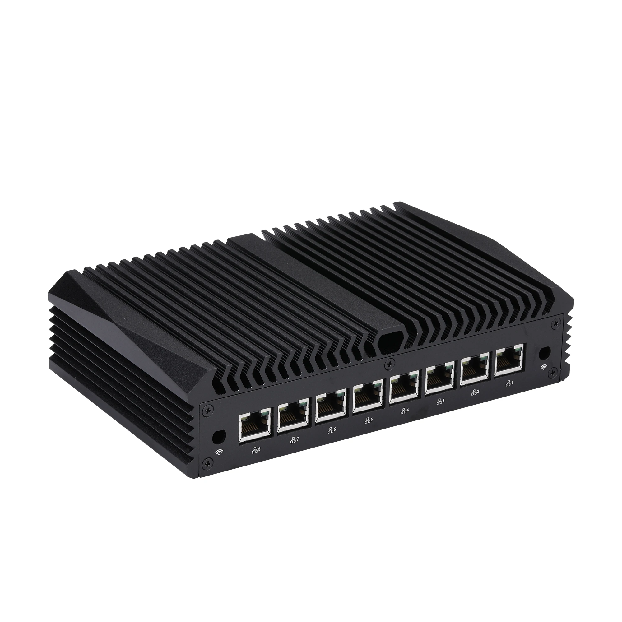 Qotom Home Server Q858GE  S13 /19 inch rack mount  8 Lan Security Gateway Appliance As A Firewall/Gateway/Router