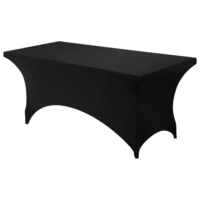 

AB46-4FT Stretch Table Cover 4FT Stretch Spandex Table Cover For Party Spandex Tablecloth Event Table Cover