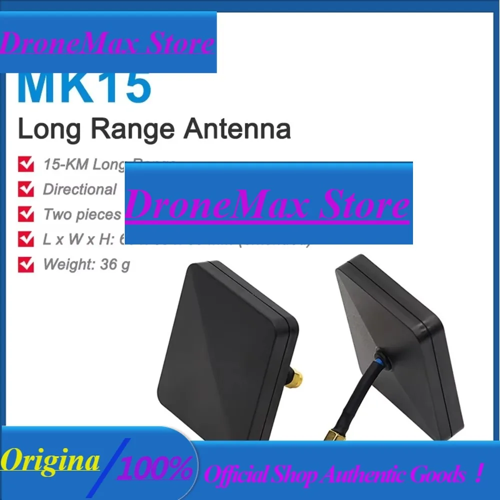 DroMaSIYI MK15 Long Range Antenna 14dB Directional Patch Antenna With SMA Connector Compatible