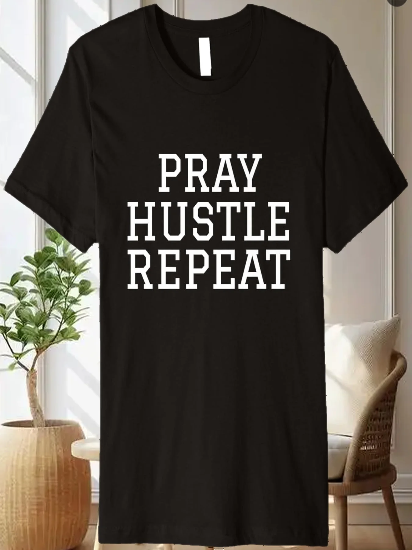

Pray Hustle Repeat Christian Hustler T-Shirt Premium T-Shirt