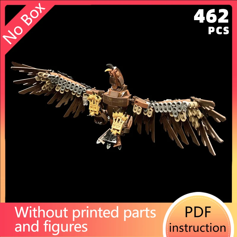 Epische Ringe Film Adler Fantasy Kreatur Mittelalter Tier Vogel MOC Gebäude Display Einzigartige Ziegel Blöcke Klocki Fans