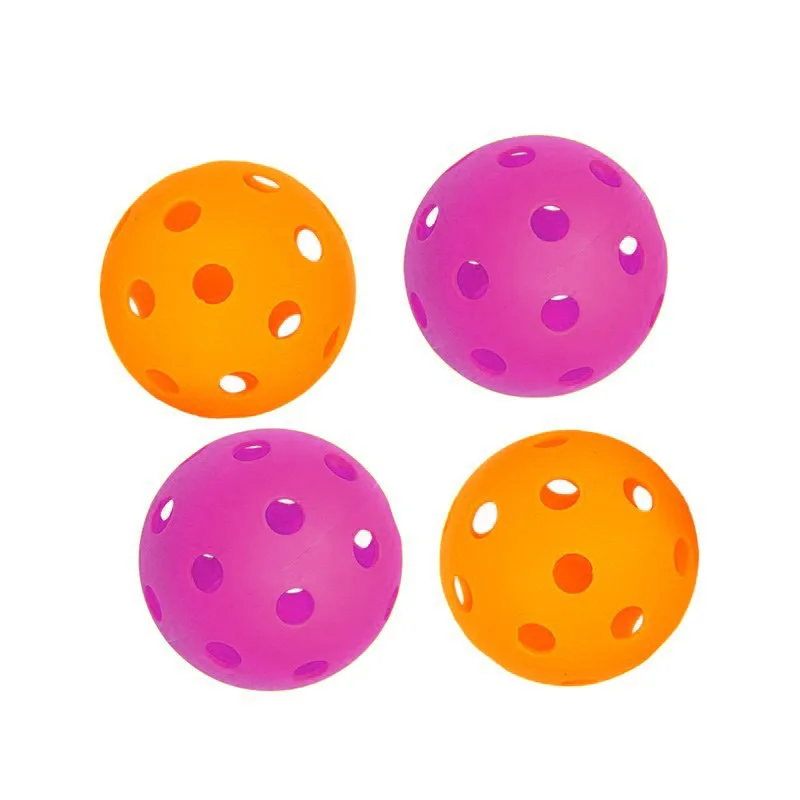 Injection Rotational Molded PE Pickleball Hard Perforated Hollow Balls 26/40 Holes Outdoor Sport Training Balls Wholesale Supply