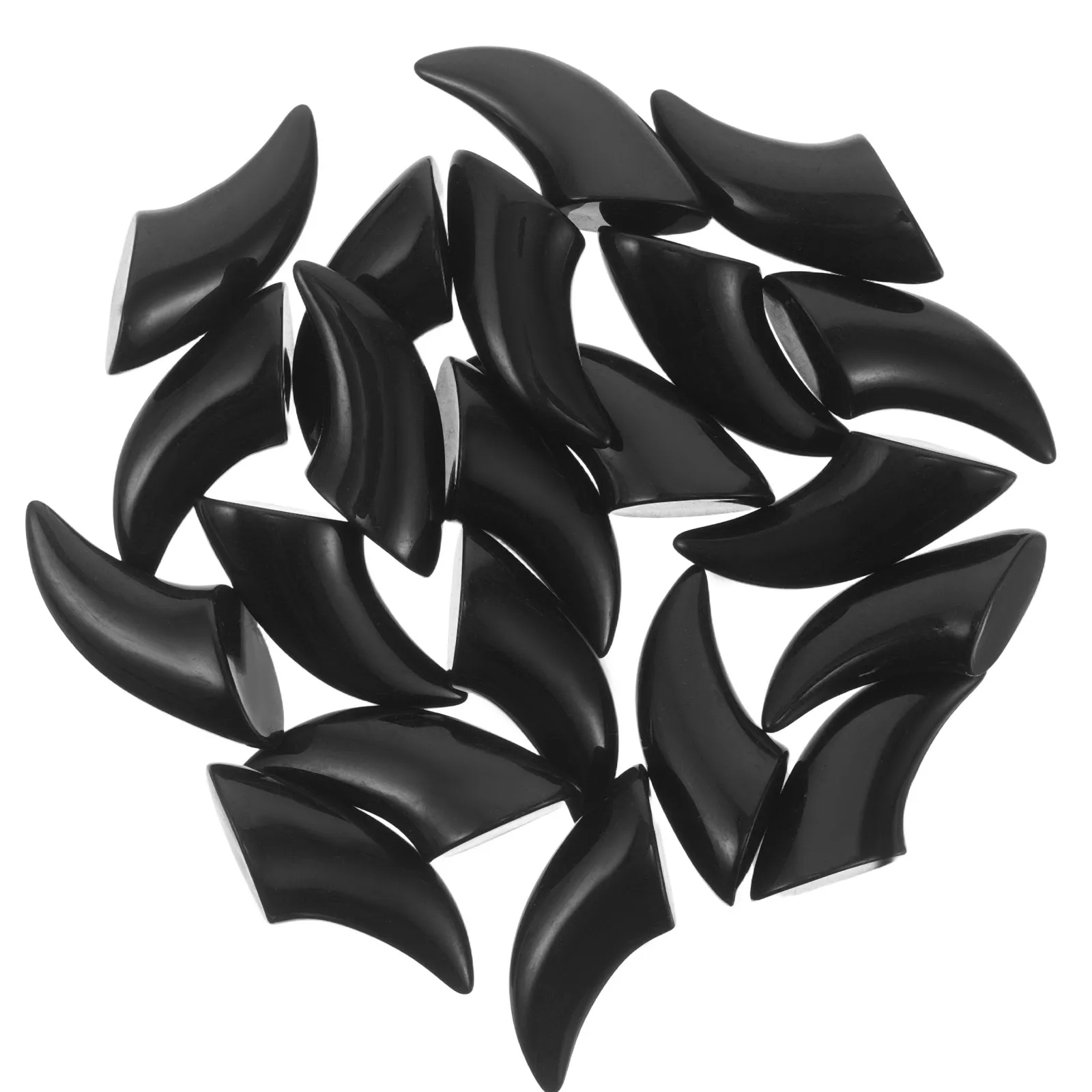 30pcs Plastic Fursuit Claw Nails Fursuit Paw Claw Beast Costume Claws Fake Finger Tips Claw Gloves Cosplay Animal Costume