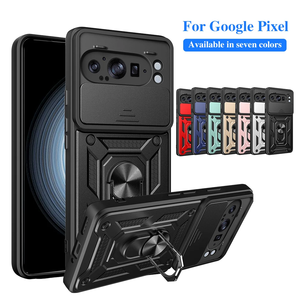 Coque de téléphone à ouverture par pression pour Google 11 Pro XL 11 5G 10A 9 Pro XL 9, avec support, antichoc, rigide