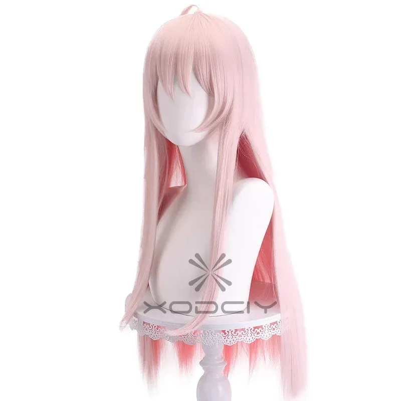 أوياما ماهيرو شعر مستعار تأثيري أنيمي أونيماي: أنا الآن أختك! باروكات أوياما ماهيرو من الألياف المقاومة للحرارة، وردي فاتح بطول 70 سم