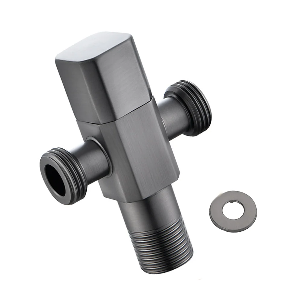Bathroom Renovation 9*7*5cm Quick-open Valve Stainless Steel Angle Valve Bidirectional Angle Valve Bidirectional Angle Design