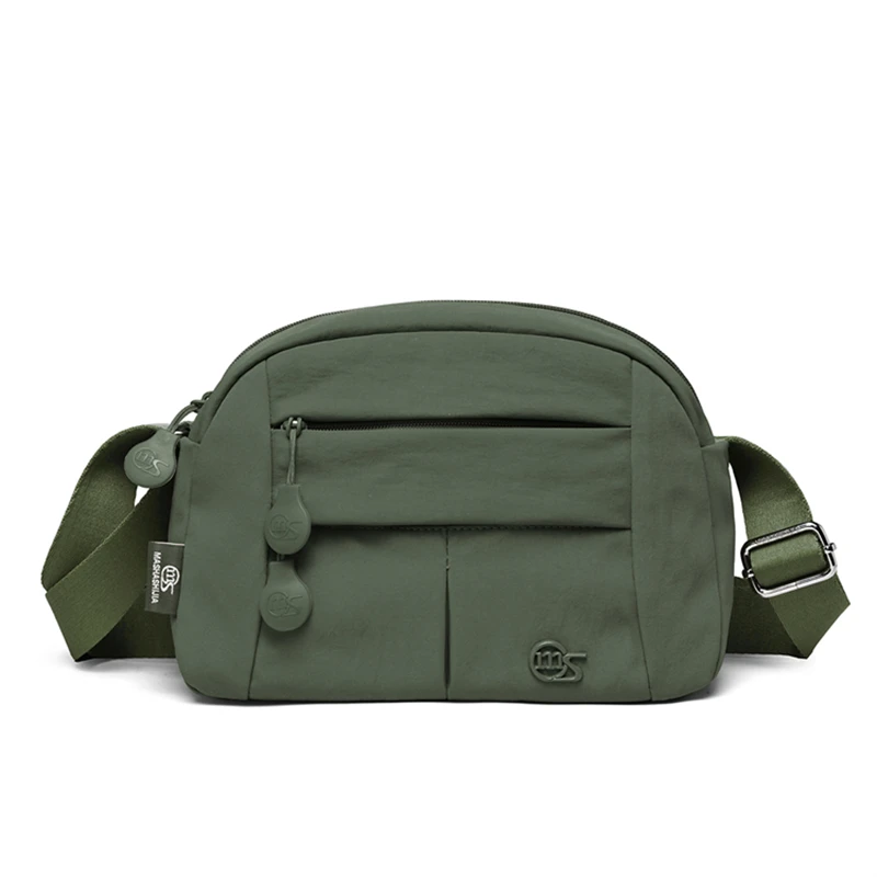 

Минималистичная женская сумка-мессенджер из водонепроницаемого нейлона, стильная дизайнерская сумка через плечо, тканевая сумка-тоут для женщин.