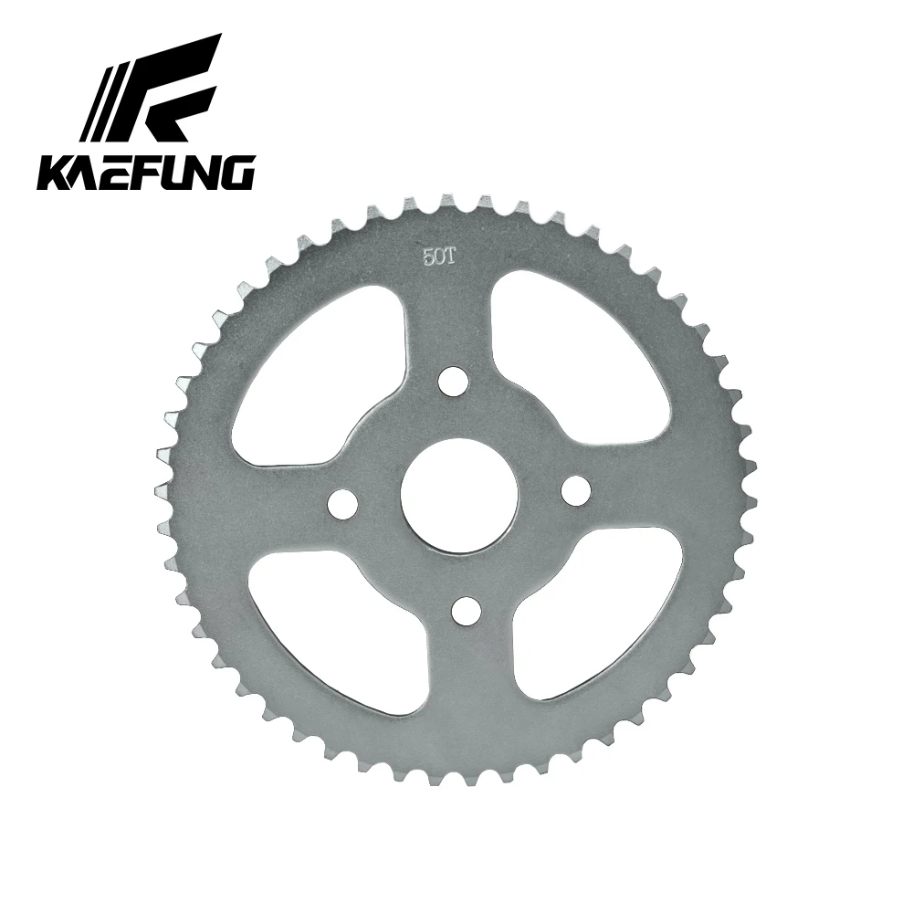 Motorcycle 420 Chain Sprocket Mini Bike Rear Sprocket 50 Tooth 40mm Bore For Mini Dirt Pit Bike Motorcross Go Kart ATV Moto Part