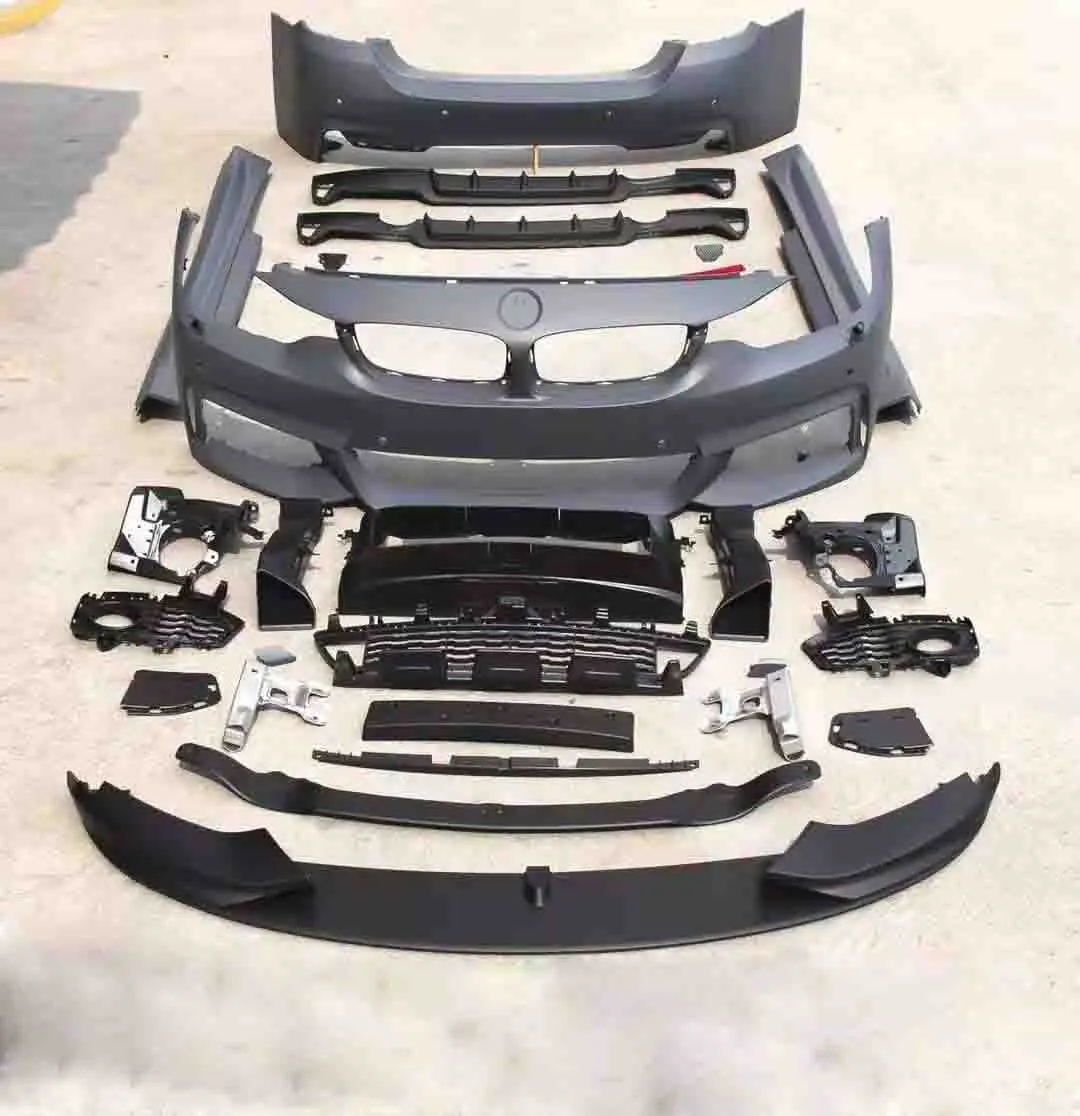 

F32/F33/F36 High-Quality Body Kit – Upgrade to MP-Style with Front Bumper, Rear Bumper & Side Skirt
