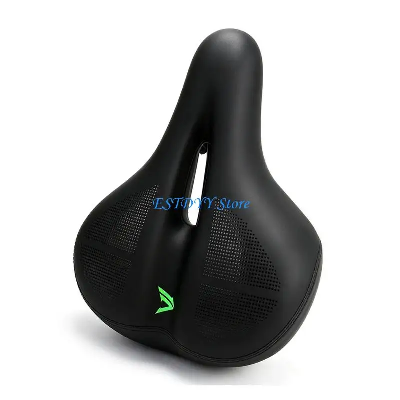 G6DE Nonslip Comfortable Bike Saddles Pad Replacement Bike Cushion PU Leather Bicycles Saddles Easy