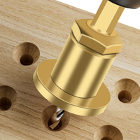 CNC Adjustable Hexagonal Handle Cutter Woodworking Tools Countersink Drill Router Bit For Wood Installation Limit Hole