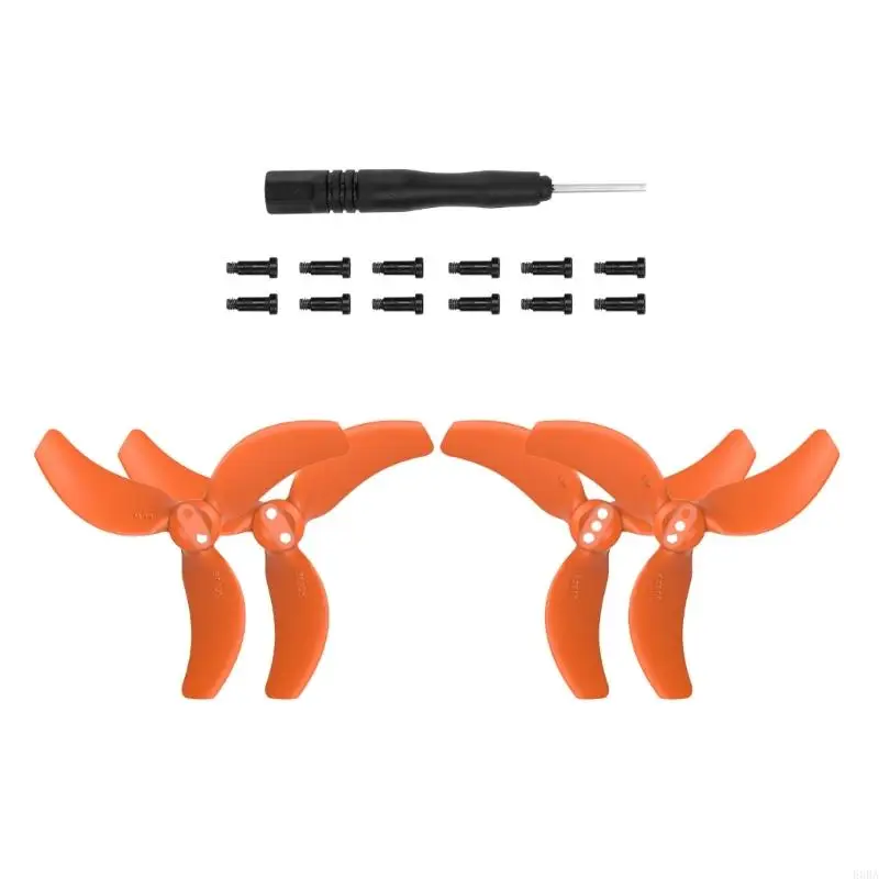 4pcs طائرات مراوح مراوح ضوضاء منخفضة الضوضاء مرادف