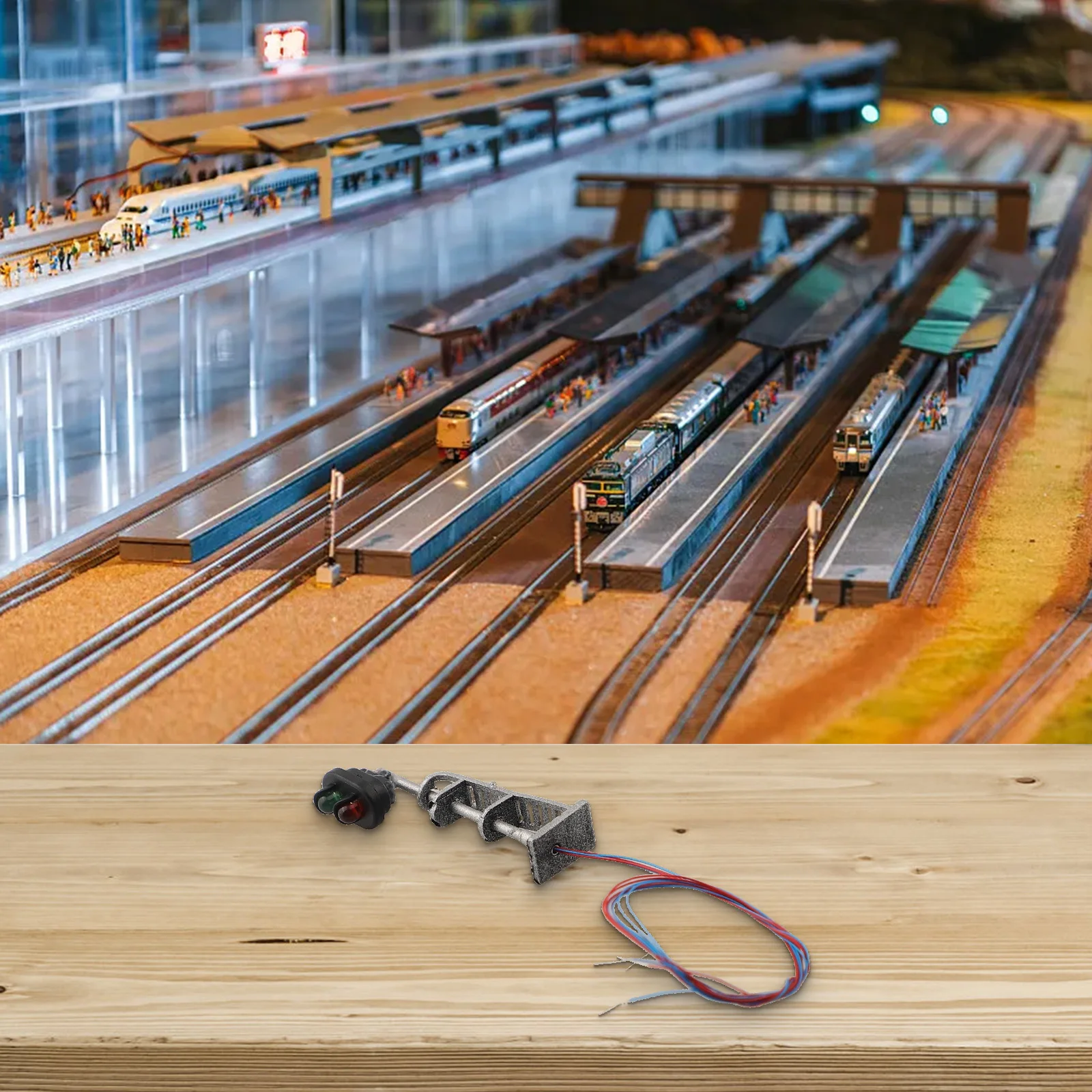Model Railroad Track Signals Model Signals Illuminate Your Model Railway with 3pcs of N Scale Model Railroad Track Signals