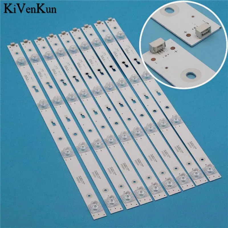 

9PCS Kits LED backlight strip For Philco PLD49US7C Bar For TCL49D04-ZC23AG-05 303TC490032 Array Rulers For Panasonic TH-49EX400T