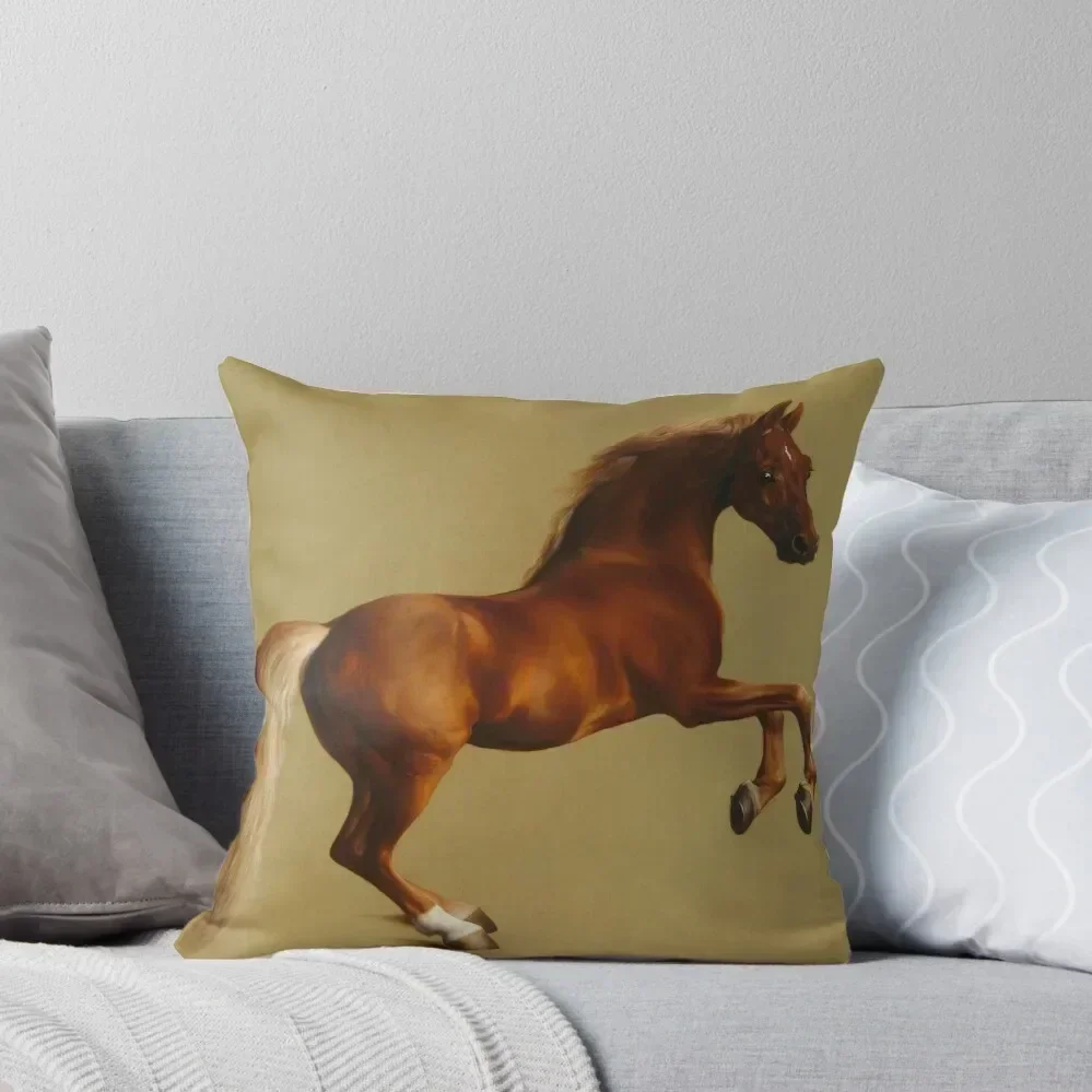 Whistlejacket by George Stubbs Throw Pillow Luxury Pillow Cover Covers For Sofas christmas decorations 2025 pillow