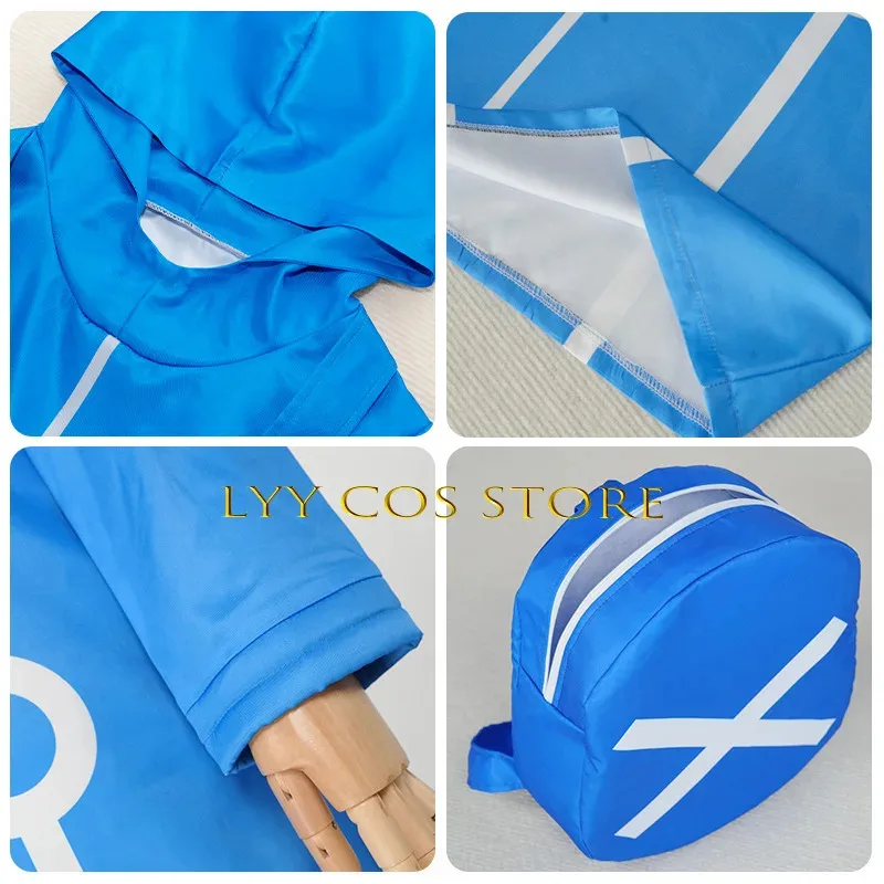 

CyAnime Chopper Косплей Костюм Яйцо Голова Остров Тони Синий Тренч Сумка Костюм Хэллоуин Косплей Тони SSG Одежда для ребенка