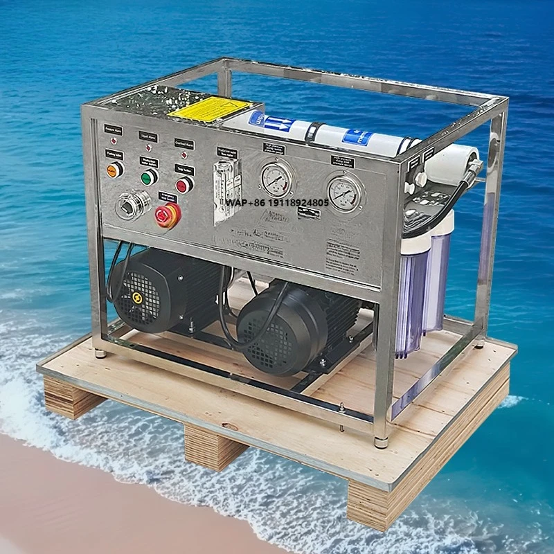700L/day Seawater Desalination Equipment RO Plant Water Treatment Machine Water Maker for Boat Salt Sea Water Marine Watermaker