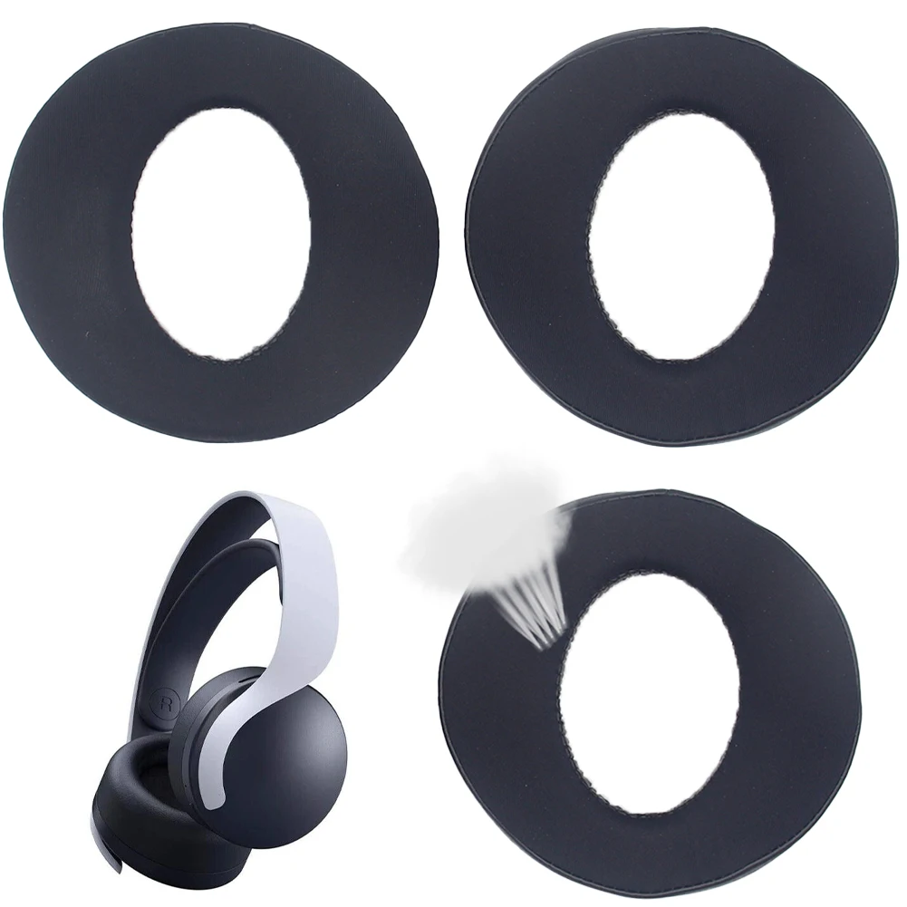 Replacement Ear Pads Cushions Ear Cushions Headset Earpads Ear Cups Repair Parts for Sony PlayStation 5 Pulse PS5 3D Headset