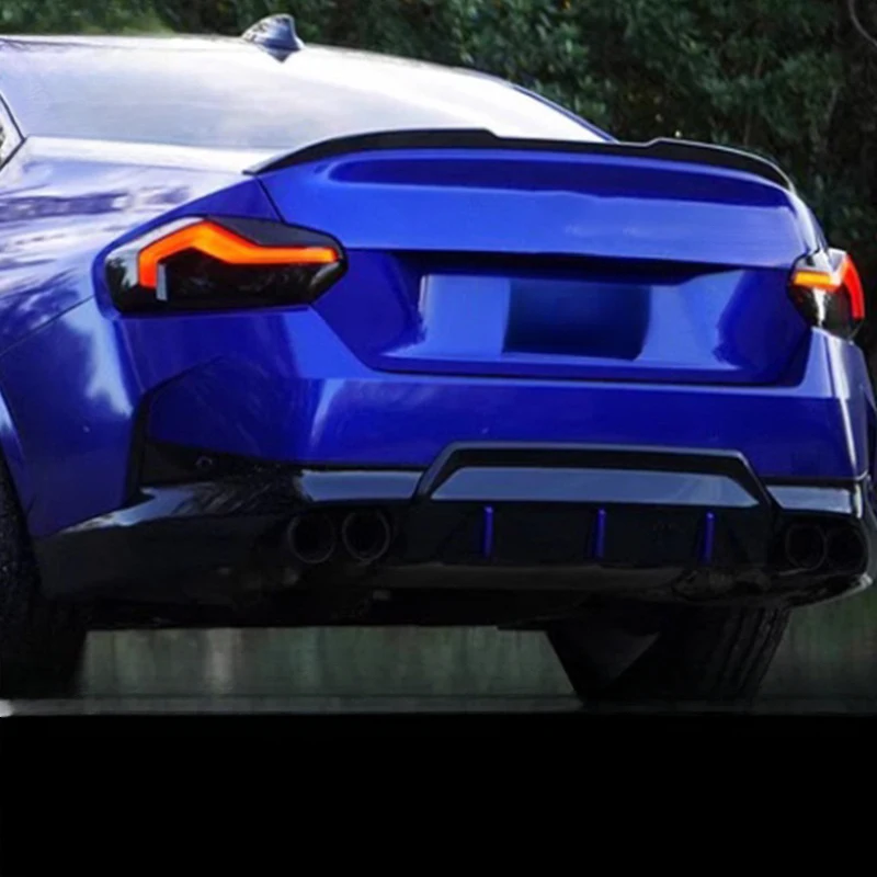 Car Accessories Premium AccessoriesFactory M2 G87 Carbon Fiber VS Style Trunk Lage Spoiler Wing M2 G87 Modif Durable 2