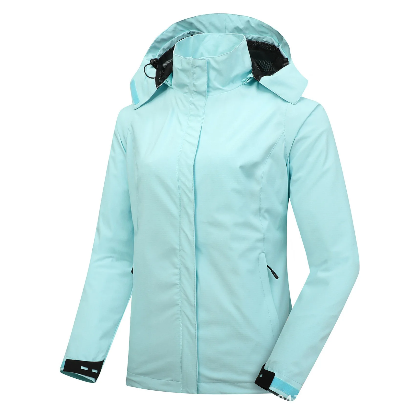 New Women's Trench 2024 Trendy Spring And Autumn Windbreaker Tooling Ladies Hooded Jacket Windproof Suit Outdoor Charge Clothes