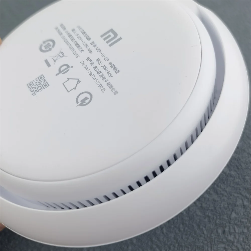 شاحن لاسلكي Xiaomi Mi9 شحن سريع 20 وات Qi لوحة شحن مروحة ذكية لـ Mi 17 15 15T 14 14T 13 12T 12 11T 10T Pro Ultra #5