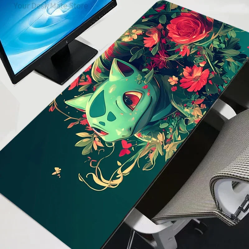 

Mouse Pad XXL Pokemon Pikachu Gengar PC Computer Gamer Kawaii Gaming Accessories Mousepad Keyboard Desk Mat Carpet Table