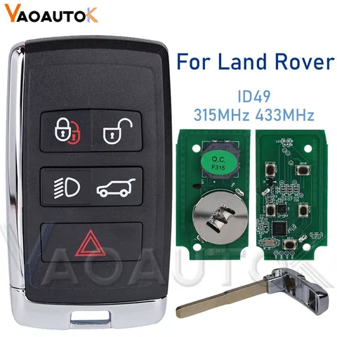 Lonsdor дистанционный ключ для Land Rover LR2 LR4 Jaguar F-Type XE XF XJ PSFOB/FOBL4LR поддержка K518 2017-2022 ID49 315 МГц 433 МГц