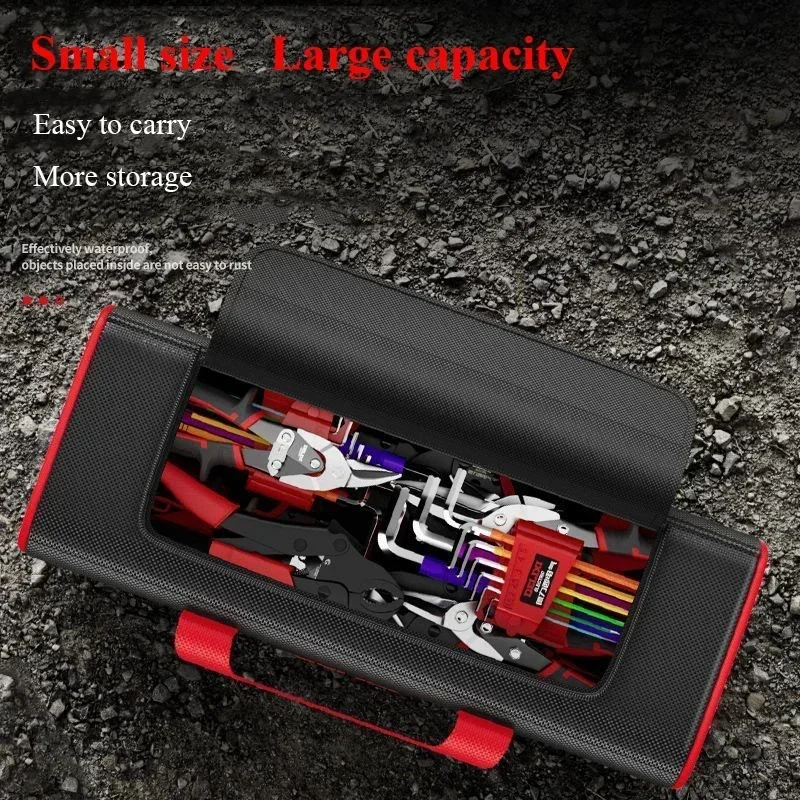 Electrician Portable Tool Bag 1680D Oxford Professional Mini Organizer Bag Tool Pouch Toolbag Waterproof Storage DELIXI