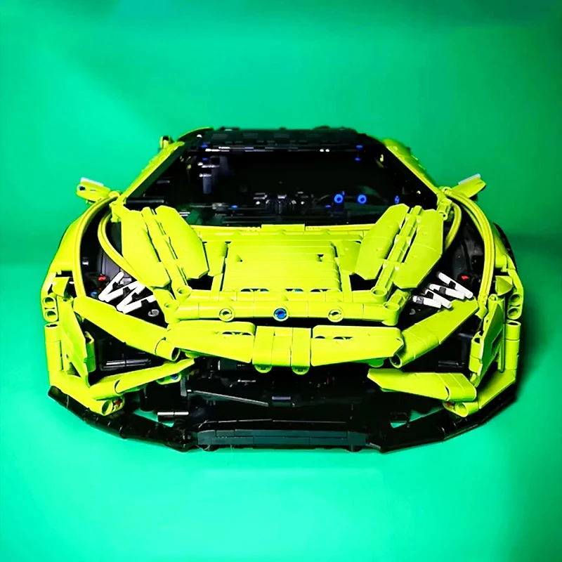 New Technical MOC- 72491 SuperCar Custom Vehicle Model Building Blocks Brick DIY Toys Assembly Birthday Christmas Gifts For Kids