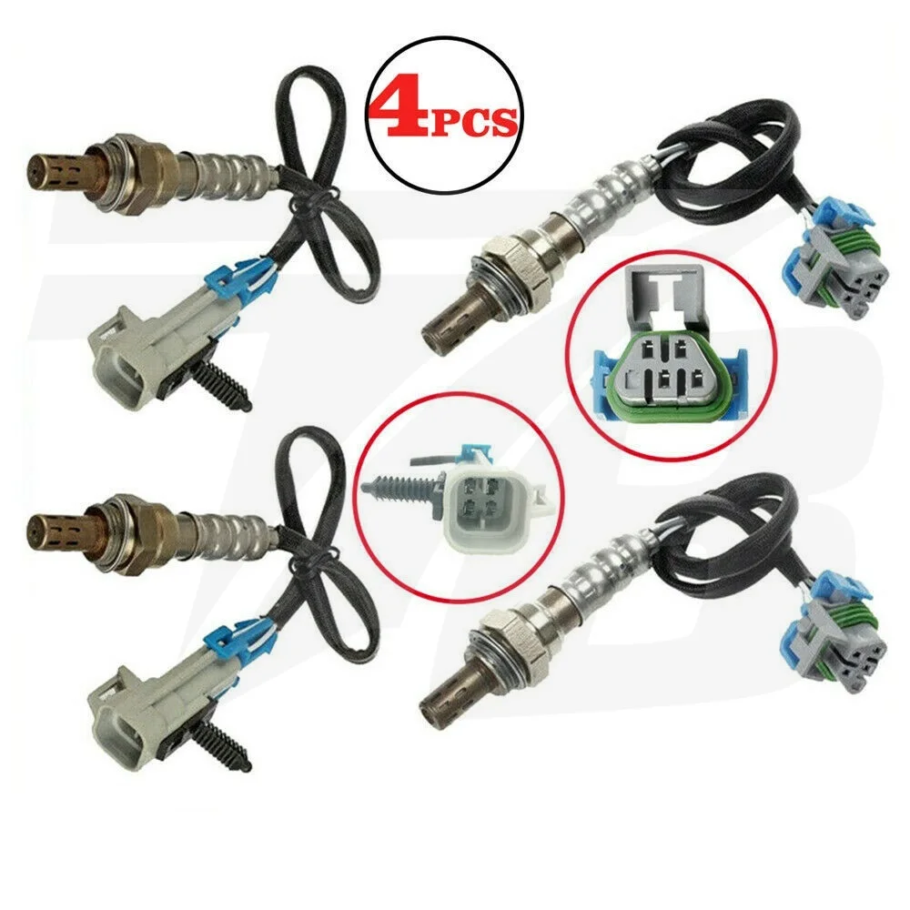 4pcs Oxygen Sensor for 2007-2008 GMC Acadia /2008 Buick Enclave 3.6L  Saturn Vue 2.4 234-4668 234-4294