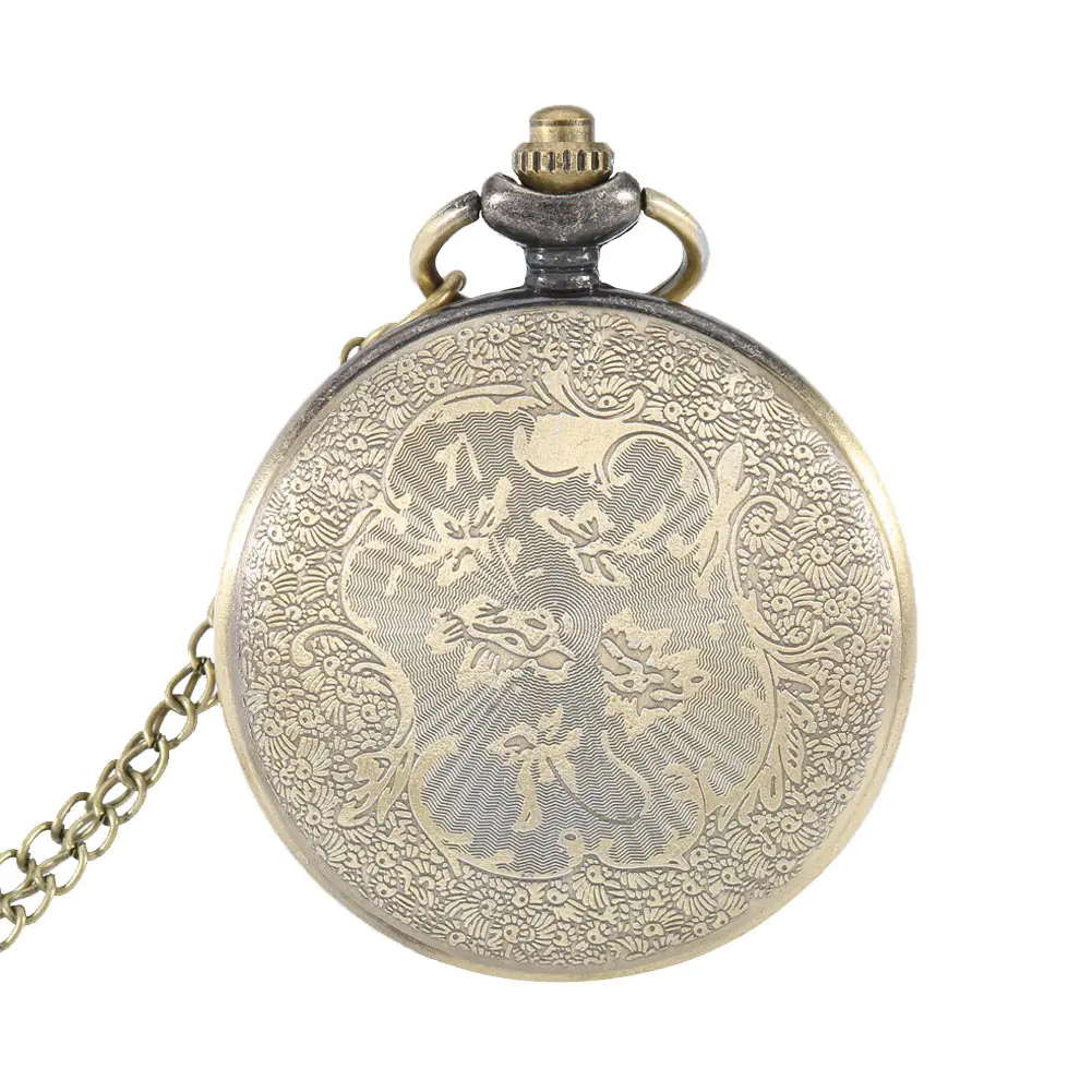 Orologio da taschino al quarzo con stella a cinque punte alla moda, collana con ciondolo, quadrante con bussola, orologio da taschino a catena, per