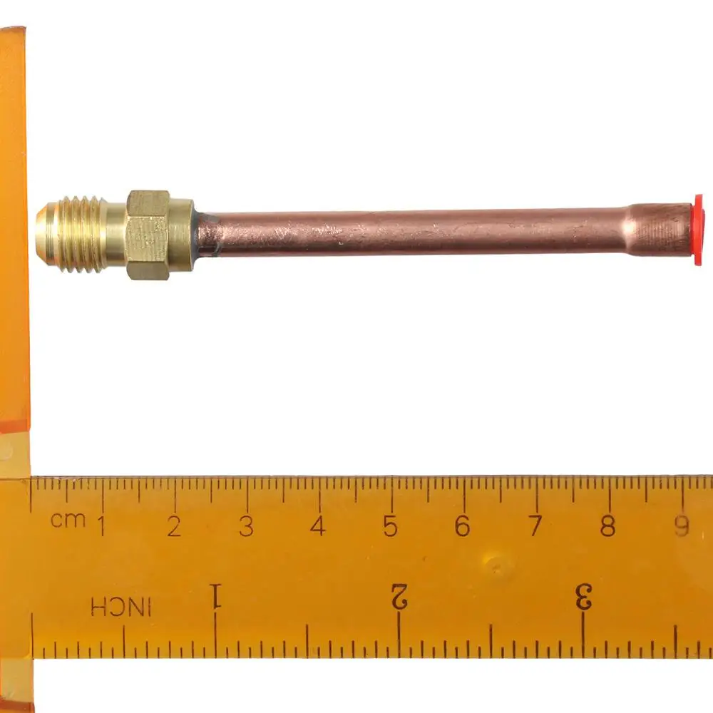Forged Brass Air Conditioning Copper Pipe Threaded Connector End Feed Coupler Threaded Connector Fitting Flare Pipe -20 to 120℃