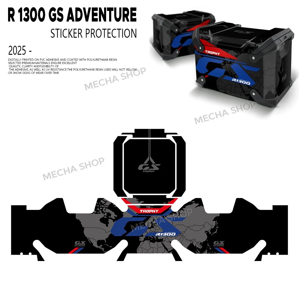 

Suitcase Stickers for R 1300 GS ADV 2024 2025 2026 Motorcycle Accessories Graphic Decal Kit