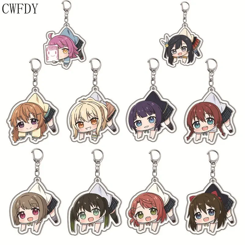 New Anime Love Live Cosplay Keychain Kotori Minami Honoka Kousaka Ayase Eli Yazawa Nico Acrylic Figure Key Chain For Girlfriends