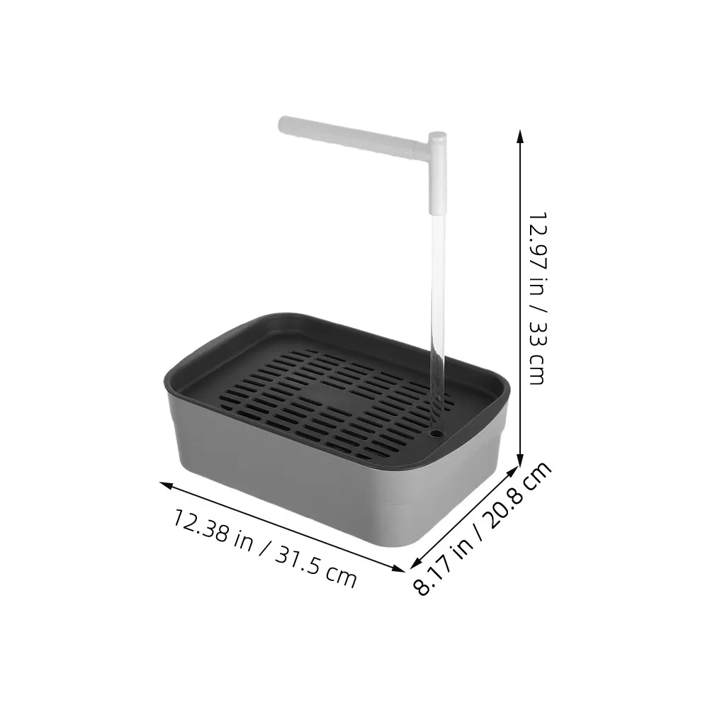 Automatic Parrot Bathtub Shower for Birds - Portable ABS Bird Bath Tub with Even Spray Fountain Effect Ideal for Parakeets view 2