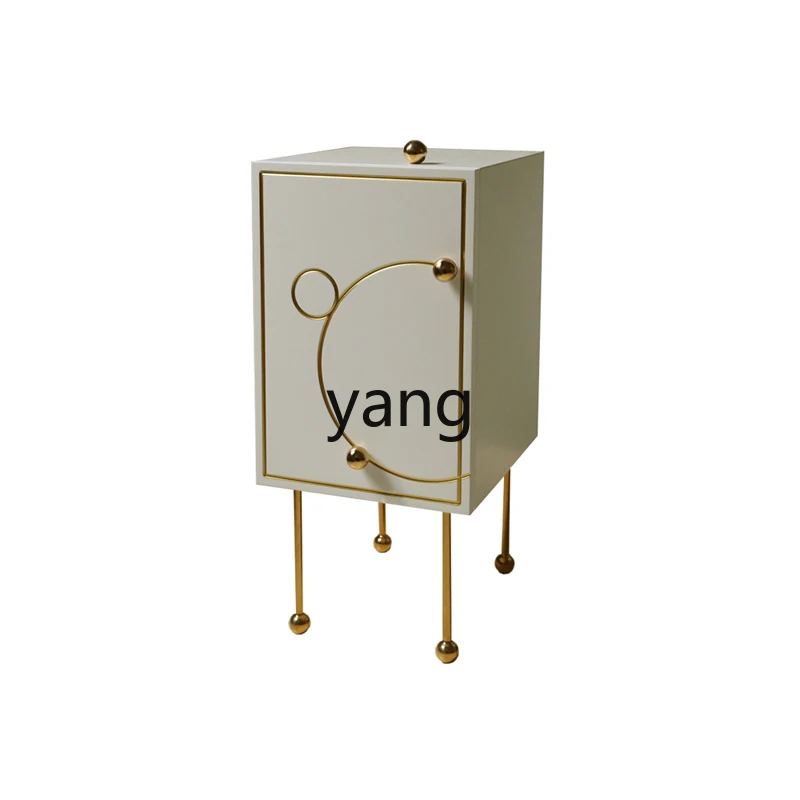 

YHM light luxury locker metal element bedside