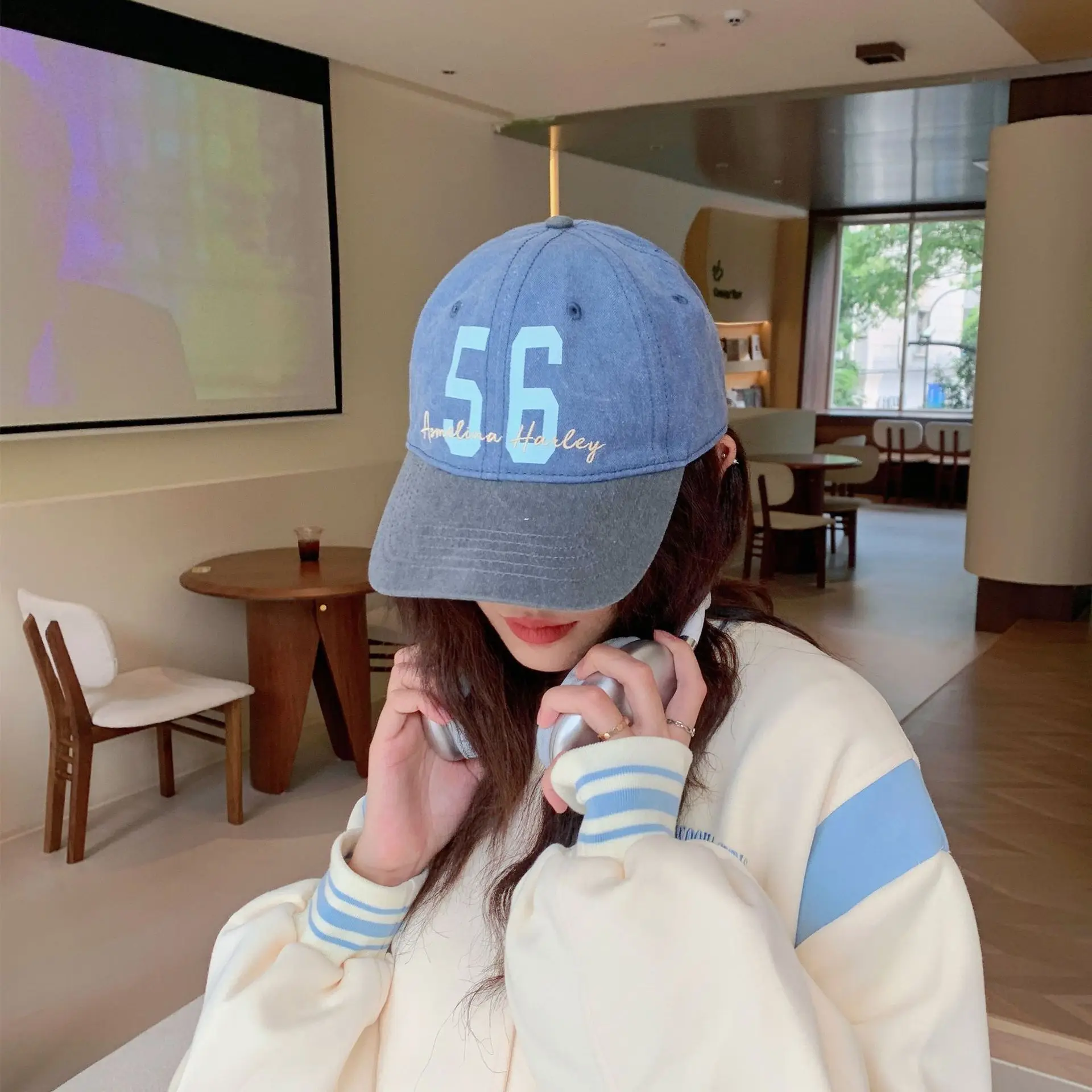 2025 nuovo berretto da baseball allargato e approfondito, parasole e protezione solare, berretto piccolo, cappello tutto-fiammifero con circonferenza della testa grande